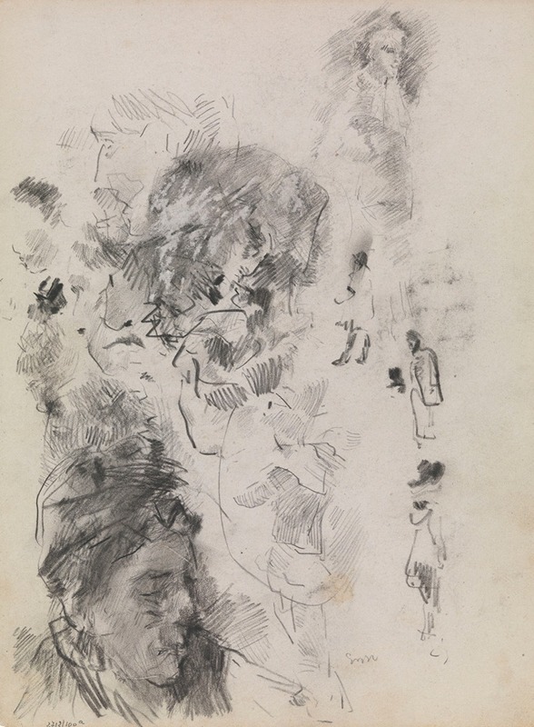 Ensor's Mother and Silhouettes — James Ensor