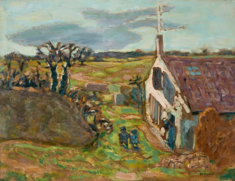 Les deux enfants, Vernouillet — Pierre Bonnard