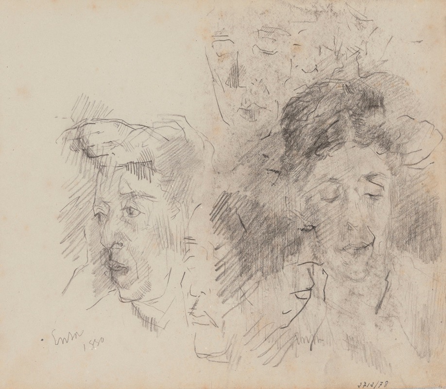Ensor's Mother by Джеймс Энсор, 1880 — digital art print download