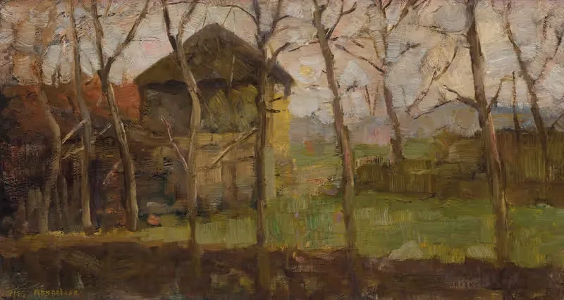 Op de Ringdijk, Watergraafsmeer by Piet Mondrian, 1902 — digital art print download