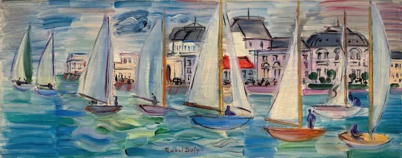 Régates à Deauville by Raoul Dufy, 1934 — digital art print download