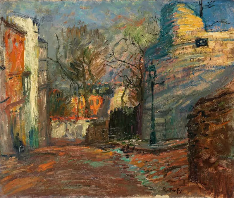 Улица в Монмартре by Рауль Дюфи, 1901-1902 — digital art print download