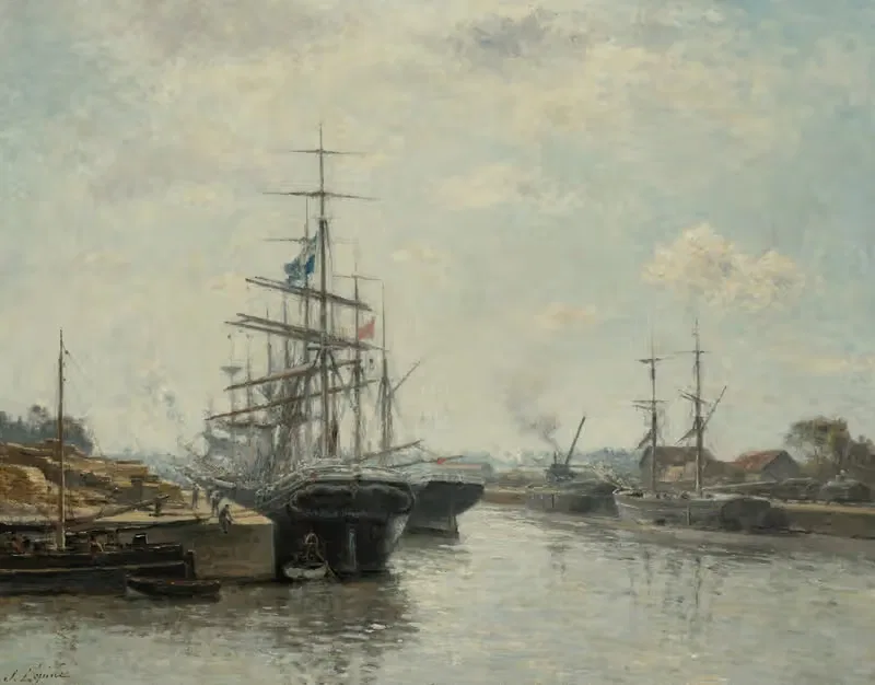 Caen. Le Bassin de Saint-Pierre — Stanislas Lépine
