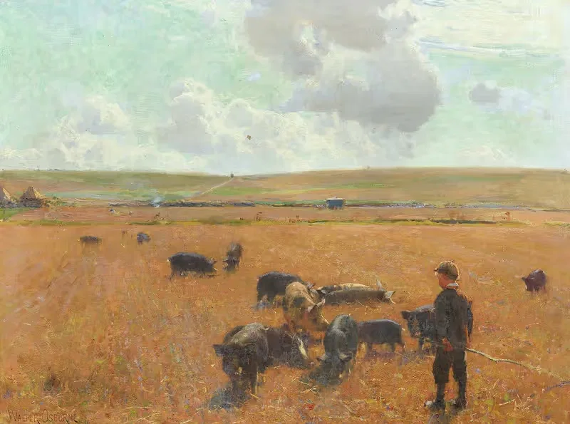 Джо, свинопас by Уолтер Фредерик Осборн, 1890 — digital art print download