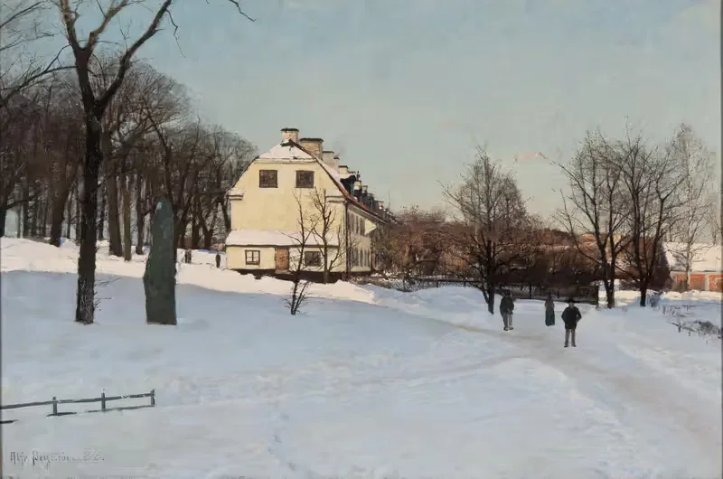 Winter. Skeppsholmen, Stockholm — Alfred Bergström