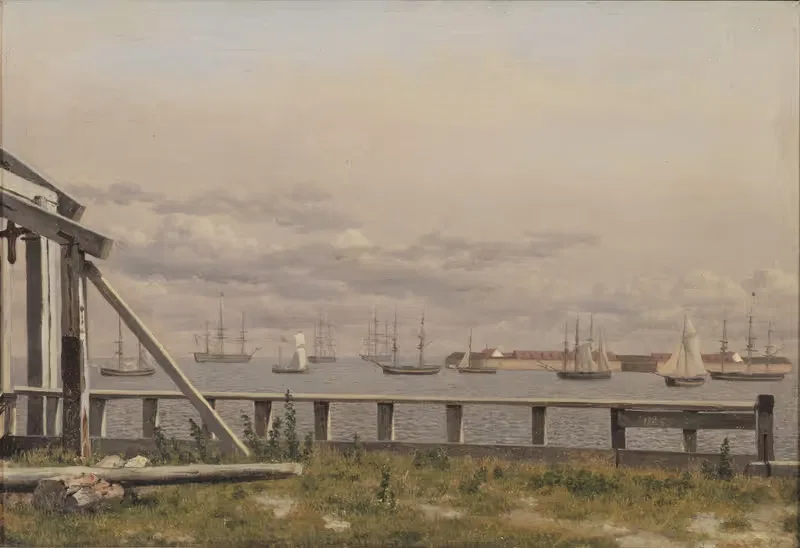 View from the Lime-kilns in Copenhagen — Christoffer Wilhelm Eckersberg