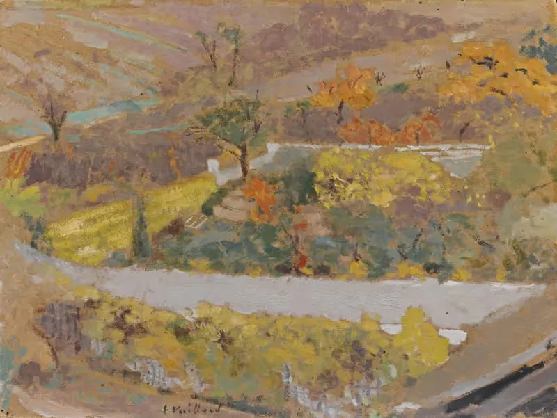 Landscape at L'Étang-la-Ville — Édouard Vuillard