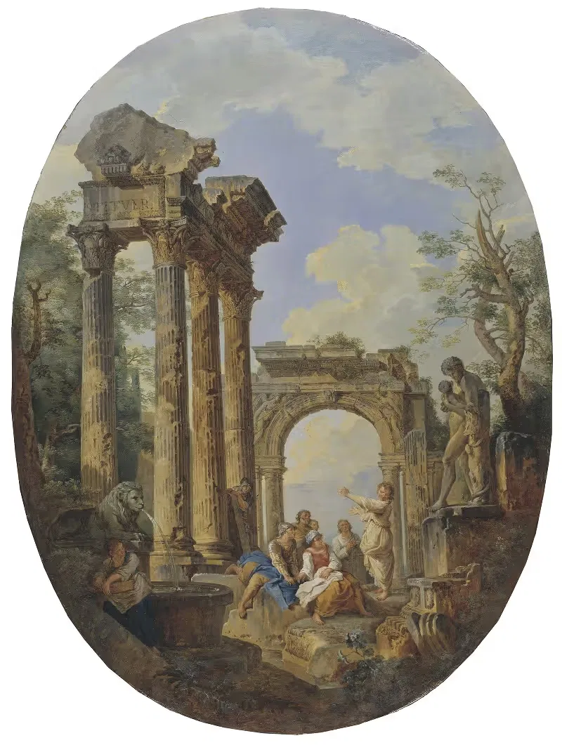 Roman Ruins by Джованни Паоло Панино — digital art print download