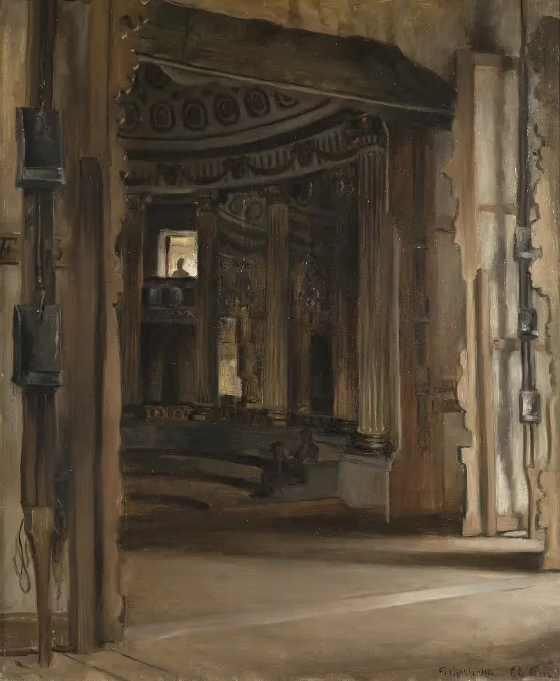The Theatre at Gripsholm — Gustaf Cederström
