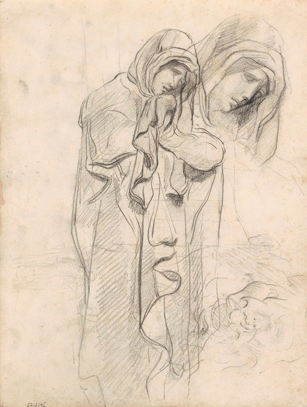 Grieving Woman and Lion's Head — James Ensor