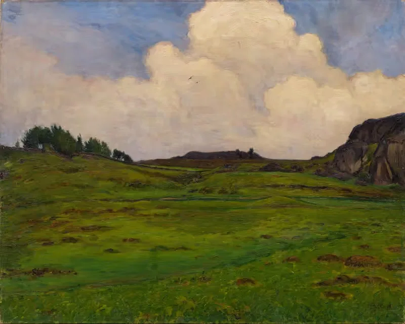 Scene from Tjörn by Karl Nordström, 1897 — digital art print download