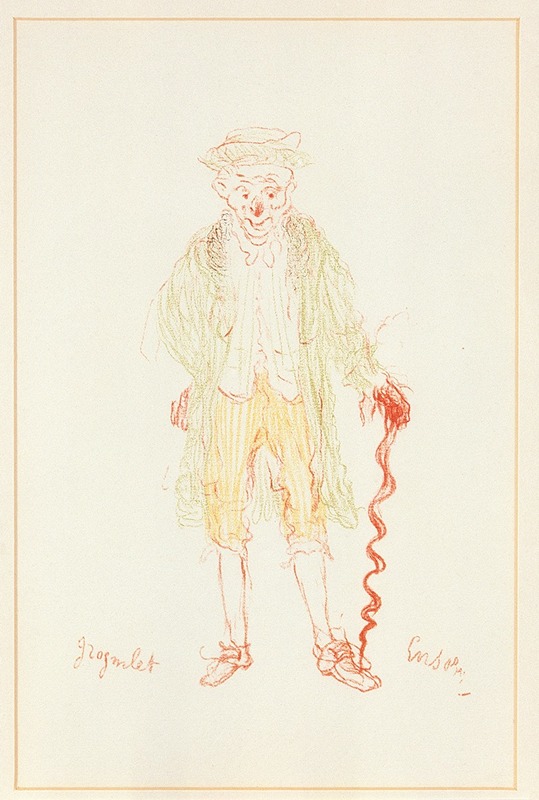 Грогнеле by Джеймс Энсор, 1929 — digital art print download