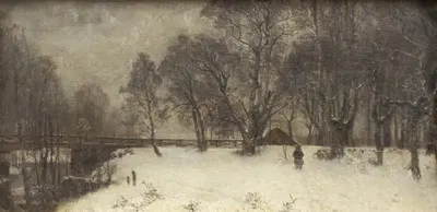 Пейзаж в Скедеви by Оскар Тёрна, 1880 — digital art print download