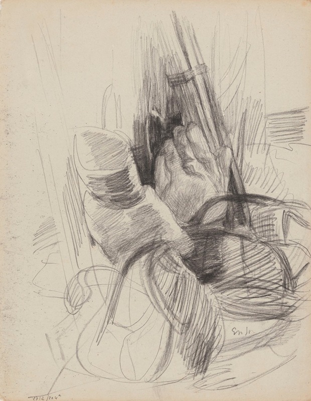 Hand with Barrel by Джеймс Энсор — digital art print download