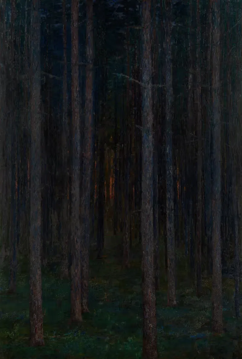 Лес by Принц Эугений, герцог Нёрке, 1892 — digital art print download