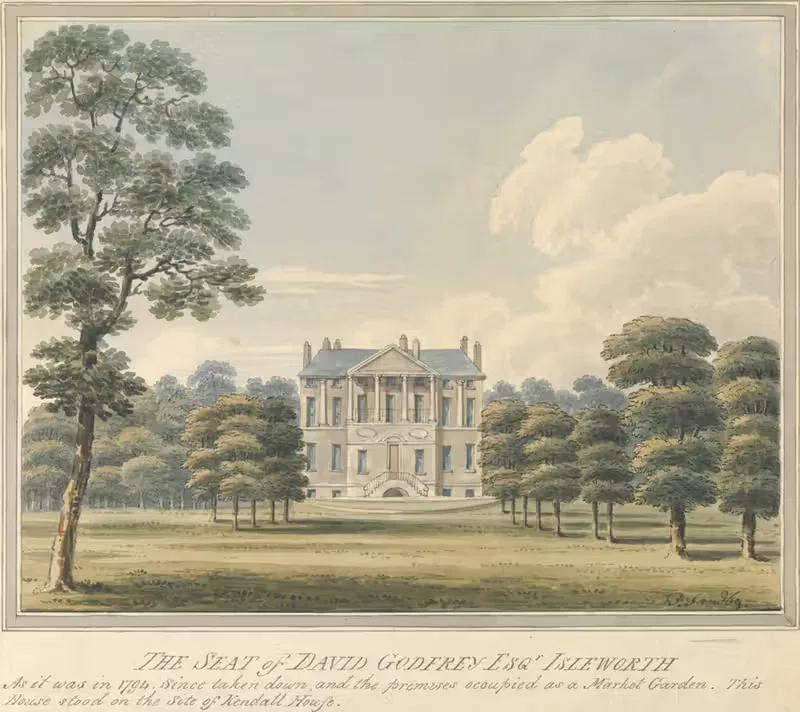 Seat of David Godfrey, Isleworth, Middlesex — Charles Tomkins