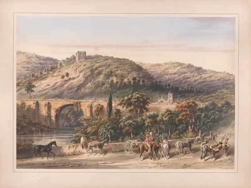 Виды Эгертон в Мексике, пл.02 by Даниэль Томас Эгертон, 1840 — digital art print download
