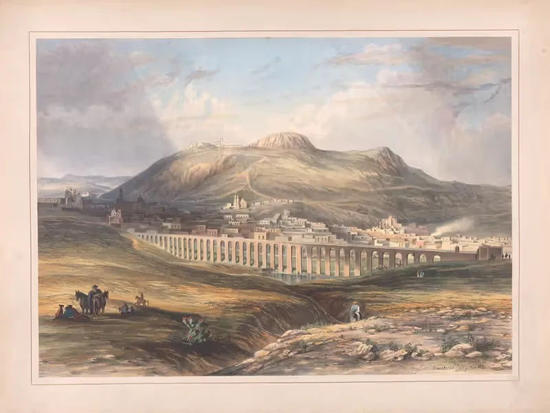 Виды Эгертон в Мексике, пл. 04 by Даниэль Томас Эгертон, 1840 — digital art print download
