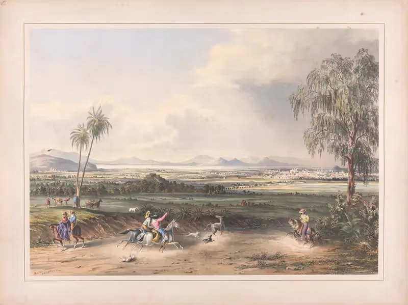 Види Егертон в Мексиці, пл. 10 by Даниэль Томас Эгертон, 1840 — digital art print download