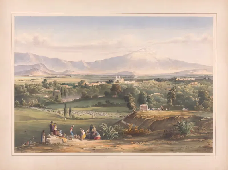 Виды Эгертон в Мексике, пл. 12 by Даниэль Томас Эгертон, 1840 — digital art print download