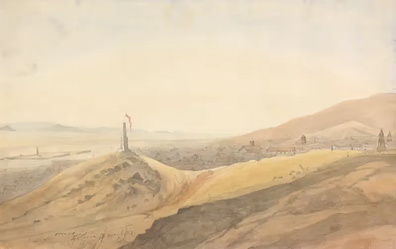 Oruro, Bolivia by Godfrey Thomas Vigne, 1855 — digital art print download