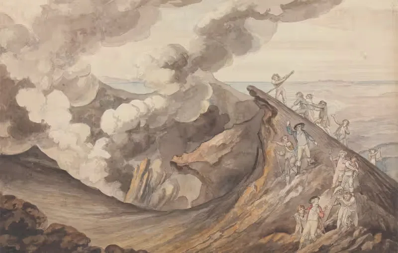 The Ascent of Vesuvius — Henry Tresham