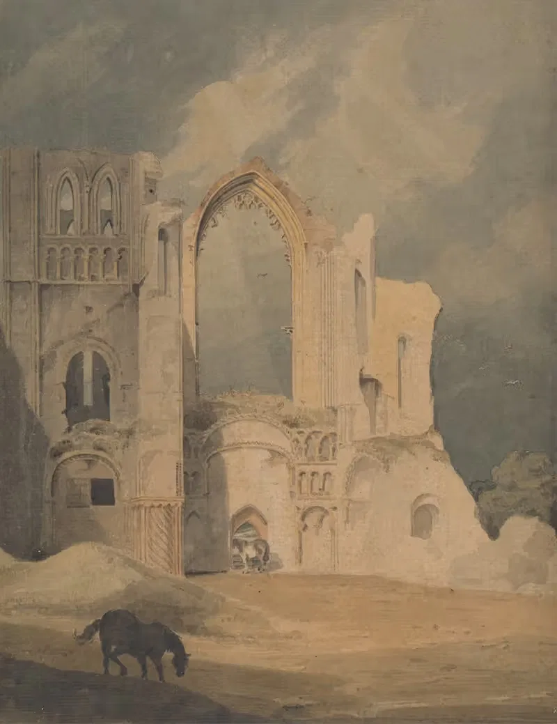 Castle Acre Priory by John Thirtle — digital art print download