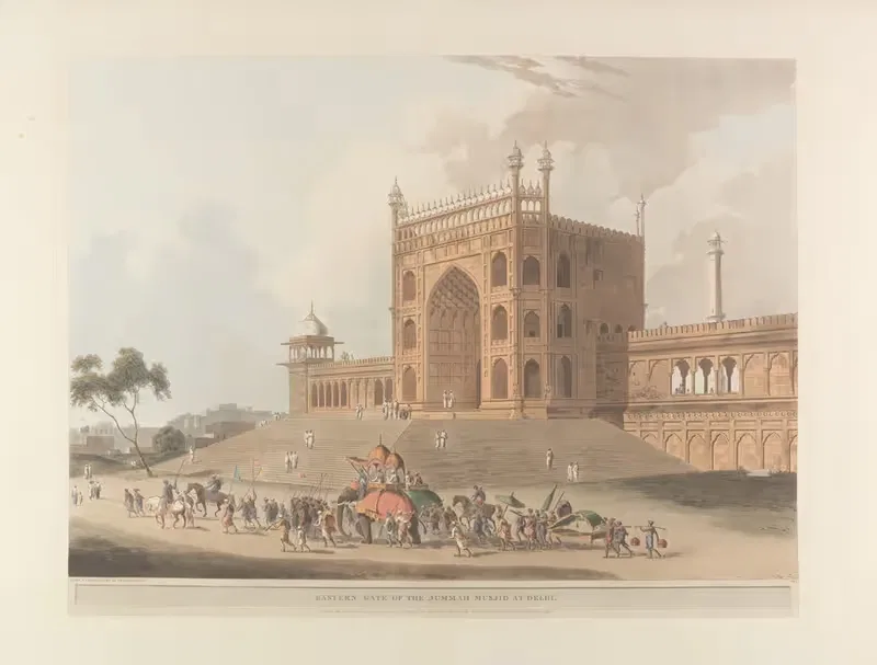 Oriental scenery Pl.01 by Thomas Daniell, 1808 — digital art print download