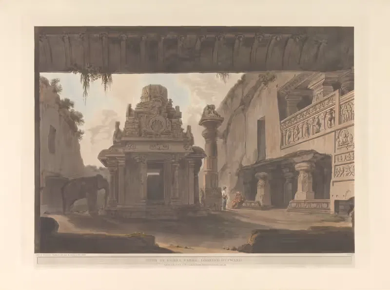 Oriental scenery Pl.32 by Thomas Daniell, 1808 — digital art print download