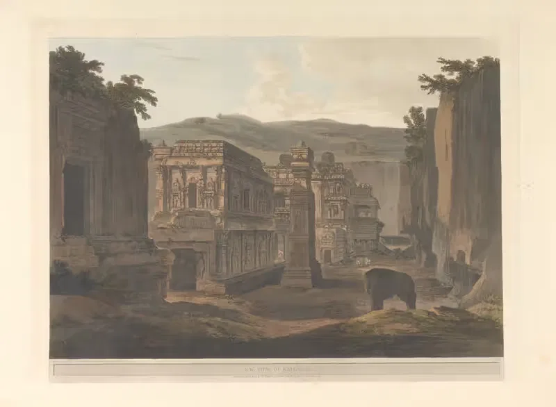 Oriental scenery Pl.38 by Thomas Daniell, 1808 — digital art print download