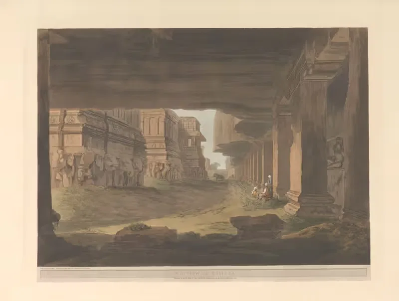 Oriental scenery Pl.39 by Thomas Daniell, 1808 — digital art print download