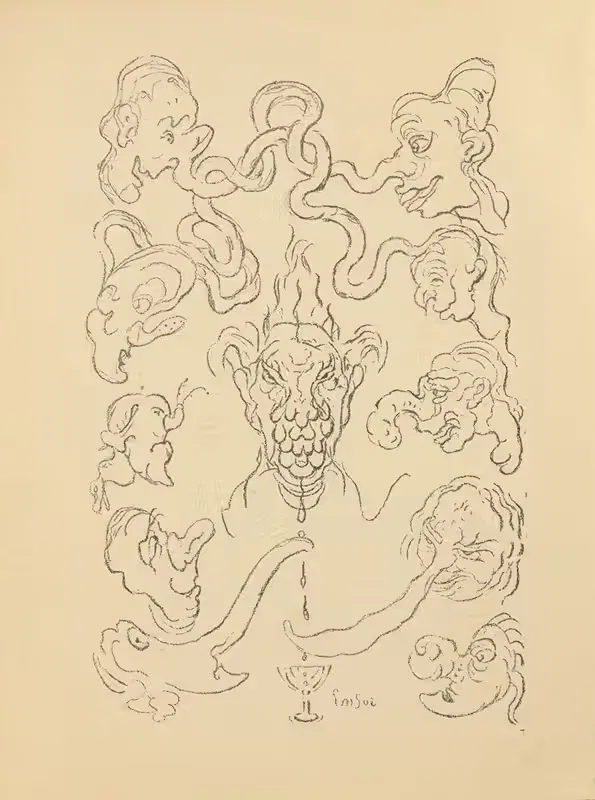 Образы ралли by Джеймс Энсор, 1923 — digital art print download