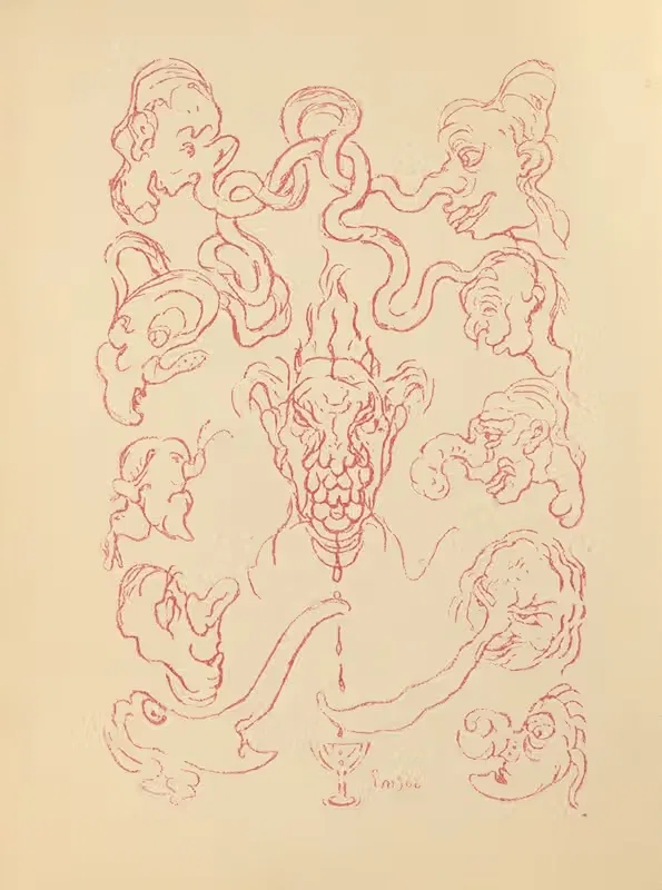 Образы ралли by Джеймс Энсор, 1923 — digital art print download