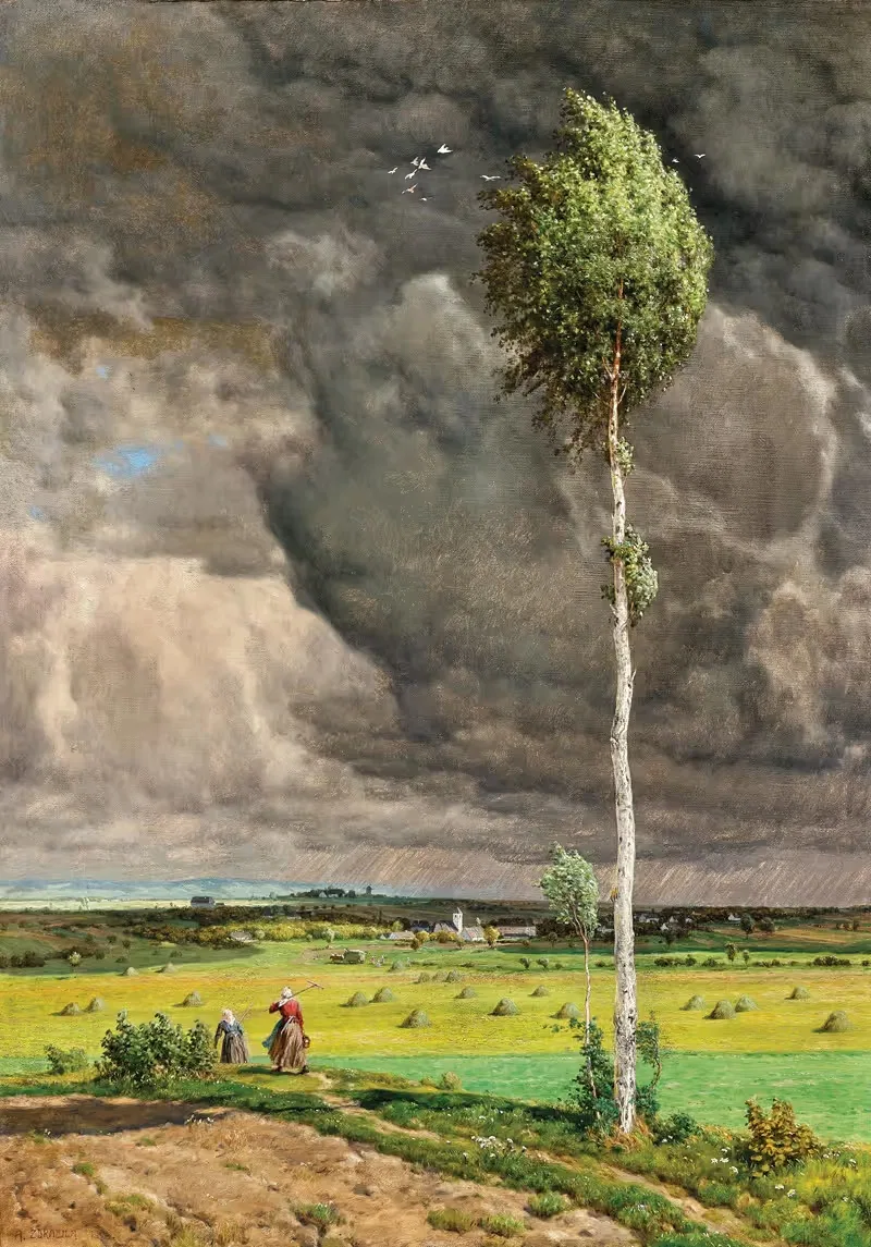 Homecoming from the field before the storm — Adolf Zdrazila