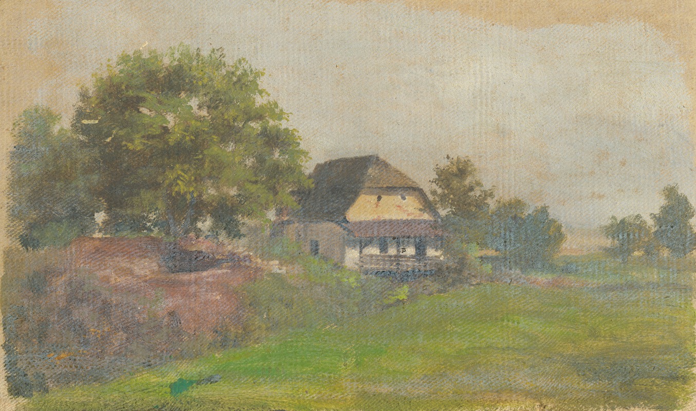Изолированный дом by Ян Новопаcky, 1850 — digital art print download