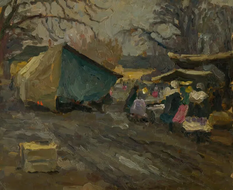 На рынке II by Йозеф Теодор Муссон, 1920-1928 — digital art print download
