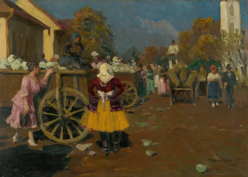Трж в Михаловцах I by Йозеф Теодор Муссон, 1925-1930 — digital art print download