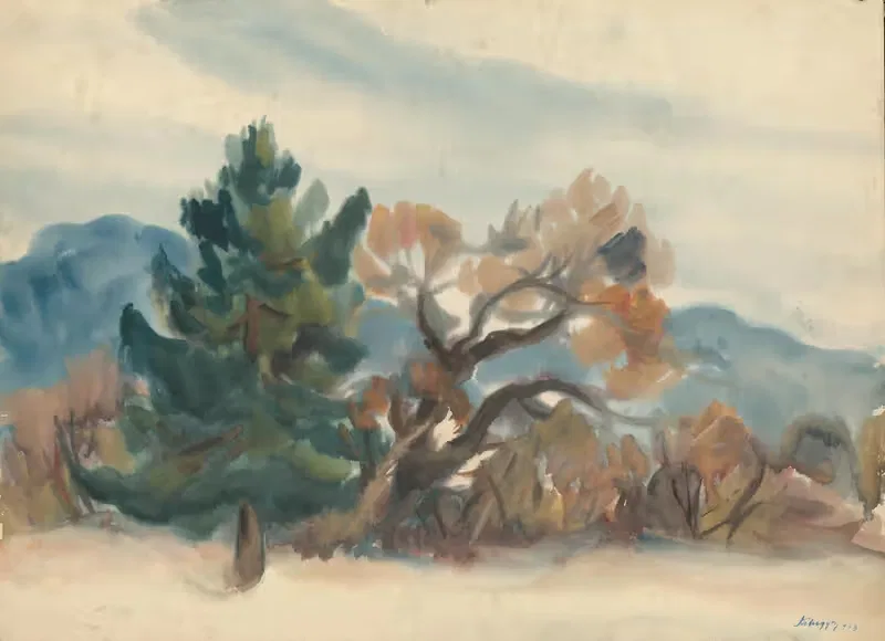 Edge of the Forest in Autumn — Zolo Palugyay