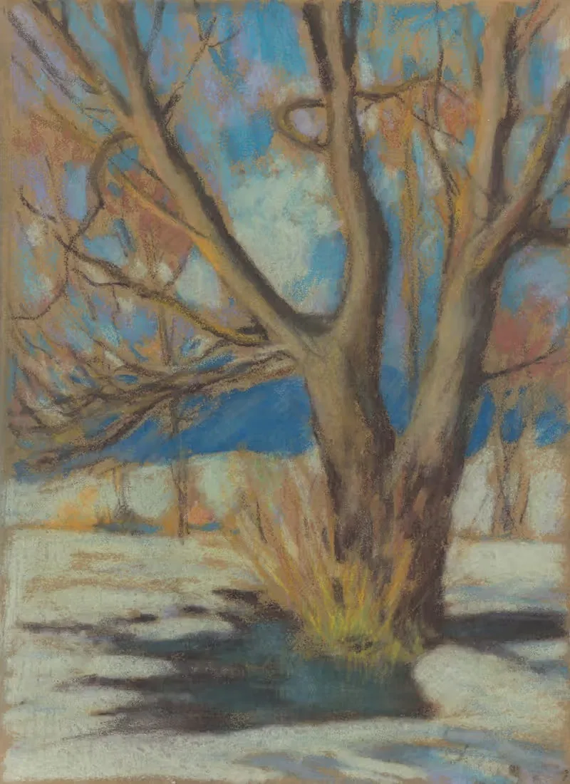 Изучение голого дерева зимой by Золо Палугай, 1934 — digital art print download