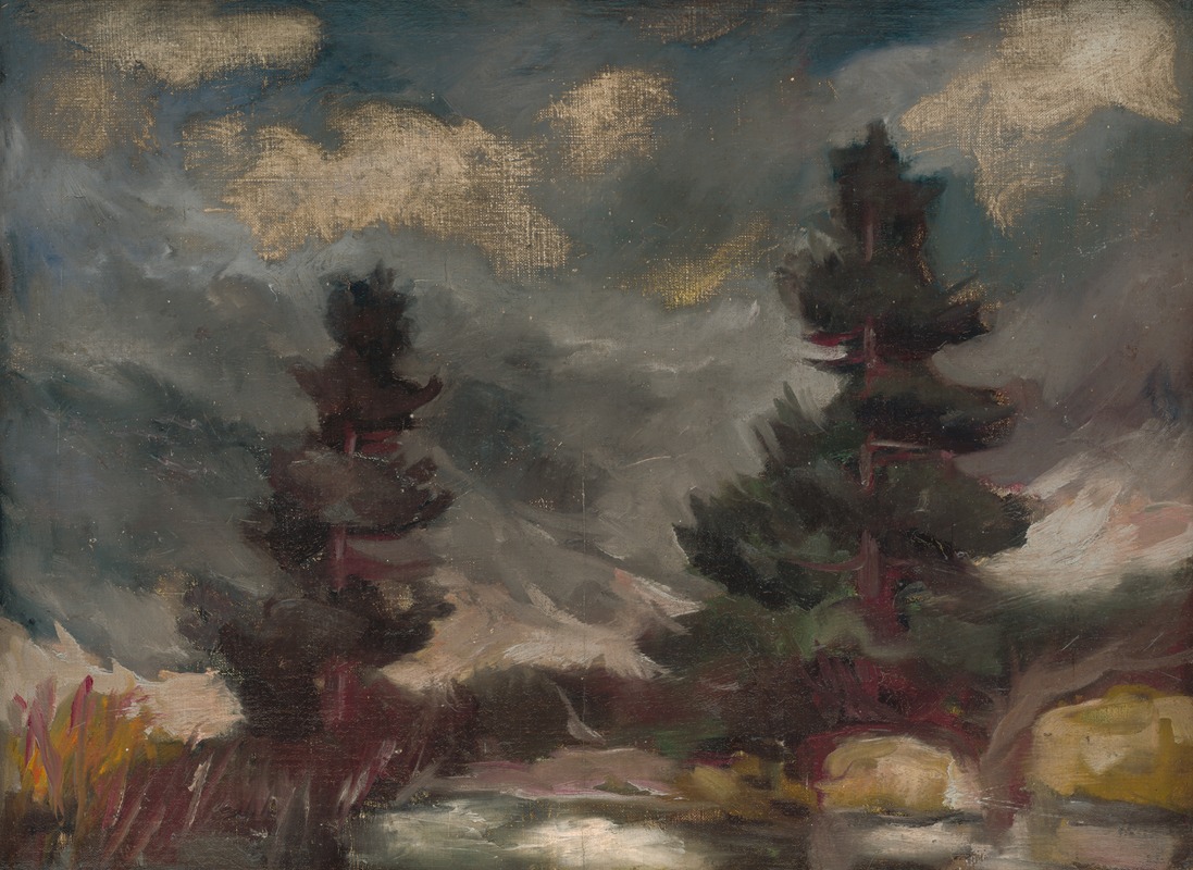 Пейзаж Татр by Золо Палугай, 1927–1934 — digital art print download