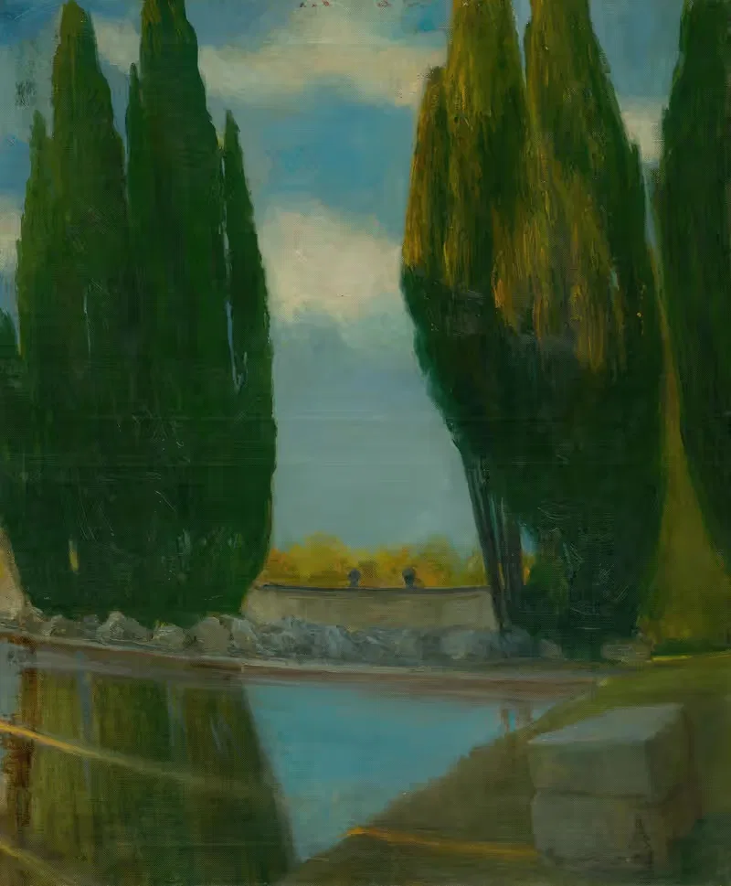 Край с озером by Акаш Араниоши, 1890–1898 — digital art print download