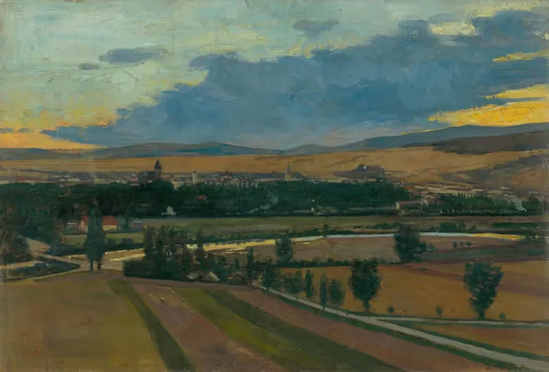 Вид на Кошице by Акаш Араниоши, 1890–1898 — digital art print download