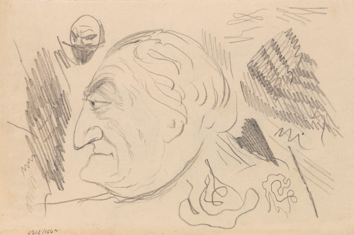 Man in Profile by James Ensor — digital art print download