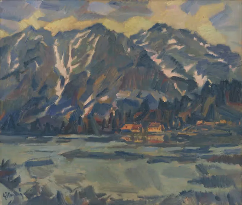 Озеро Попрадске Плесо by Густав Мальи, 1939 — digital art print download