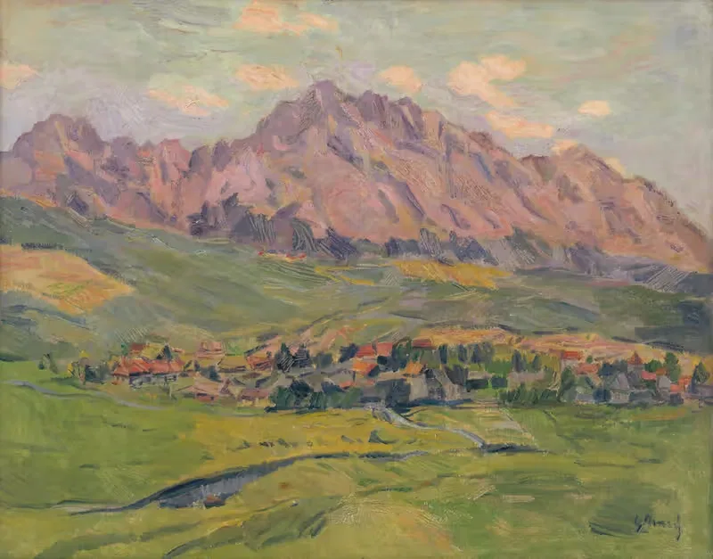 The Sub-Tatran Village – Mengušovce — Gustáv Mallý