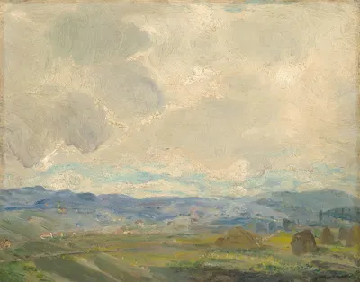 Летний пейзаж by Густав Магяр Маннхаймер, 1910 — digital art print download