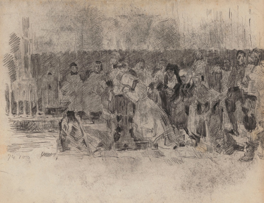 Masses for Berthal de Haze by Джеймс Энсор — digital art print download