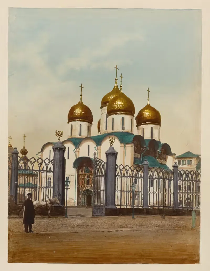 Успенский собор в Кремле by Ж. Дазиаро, 1880 — digital art print download