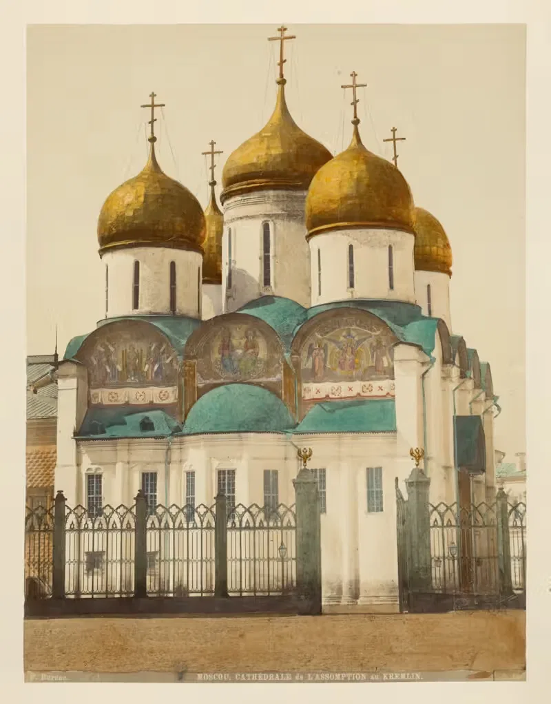 Успенский собор в Кремле by Ж. Дазиаро, 1880 — digital art print download