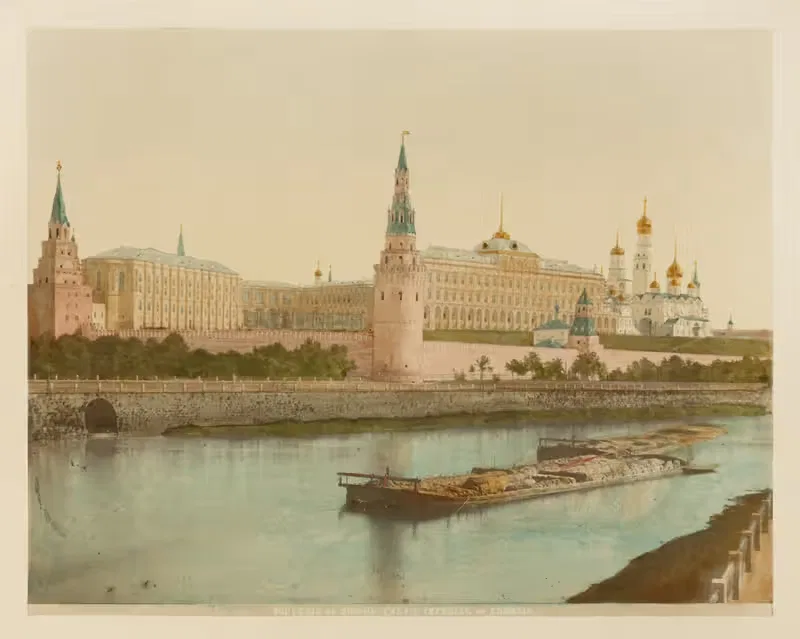 Vid Kremlia by J. Daziaro, 1880 — digital art print download